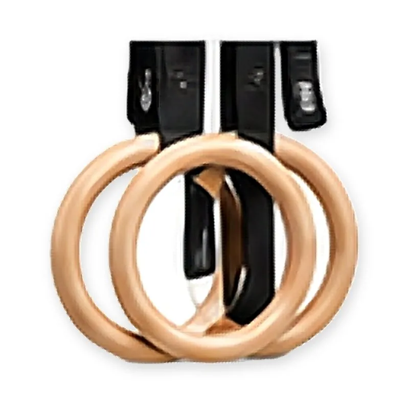 Anneaux de gym en bois